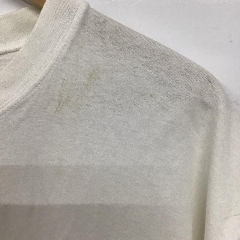 ステューシー STUSSY Tシャツ 半袖 半袖カットソー プリントTシャツ クルーネックカットソー 90s ドラゴン L プリント 白 / ホワイト /  メンズ USED 古着 中古 10146181
