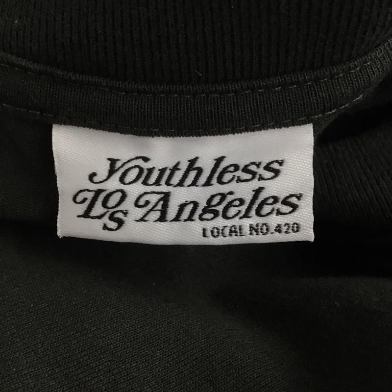 ジャーナルスタンダード JOURNAL STANDARD カットソー 長袖 長袖カットソー プリントカットソー クルーネック 長袖プリントTシャツ L ロゴ、文字 黒 / ブラック /  メンズ USED 古着 中古 10126516