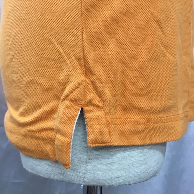 トミーヒルフィガー TOMMY HILFIGER ポロシャツ 半袖 S ロゴ、文字 橙 / オレンジ /  メンズ USED 古着 中古 10112873