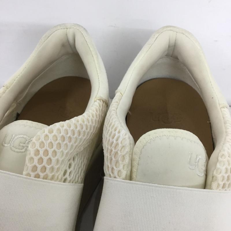 アグ UGG スニーカー スニーカー 1110876 Libu Lite リブ ライト 23cm 23.0cm ロゴ、文字 オフホワイト / オフホワイト /  レディース USED 古着 中古 10148796