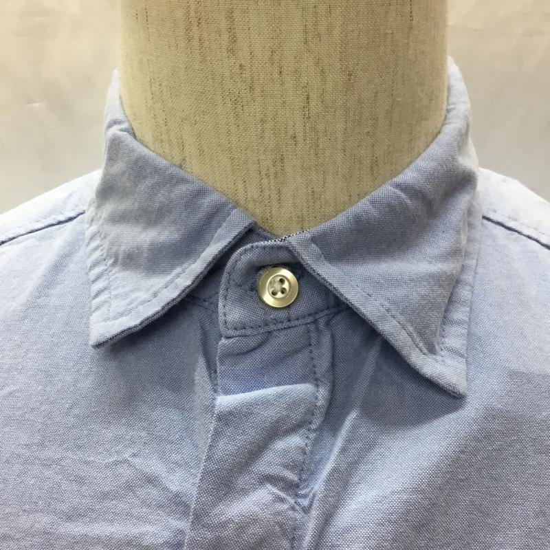 トミーヒルフィガー TOMMY HILFIGER シャツ、ブラウス 長袖 M 無地 水色 / ライトブルー /  メンズ USED 古着 中古 10112765