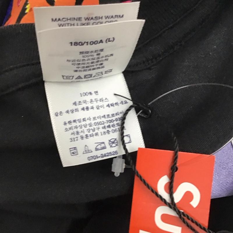 シュプリーム Supreme Tシャツ 半袖 Martine Rose Lee Scratch Perry Tee L プリント 黒 / ブラック /  メンズ USED 古着 中古 10121220