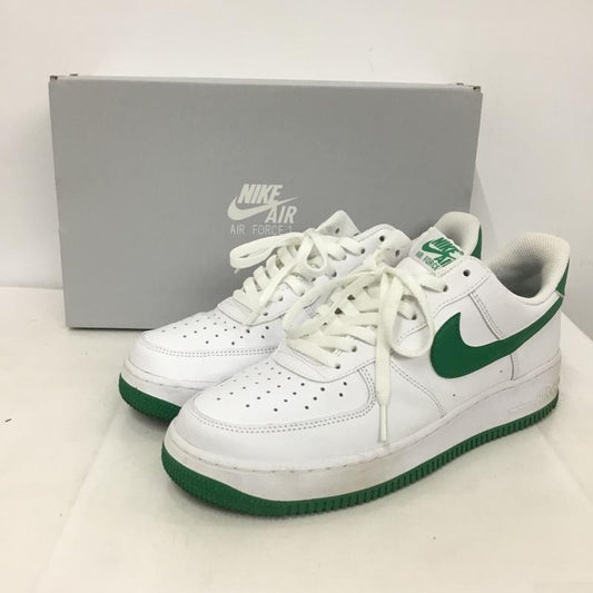 ナイキ NIKE スニーカー スニーカー FJ4146 102 AIR FORCE1 07 27cm 箱有 27.0cm ロゴ、文字 白 / ホワイト / X 緑 / グリーン /  メンズ USED 古着 中古 10137993