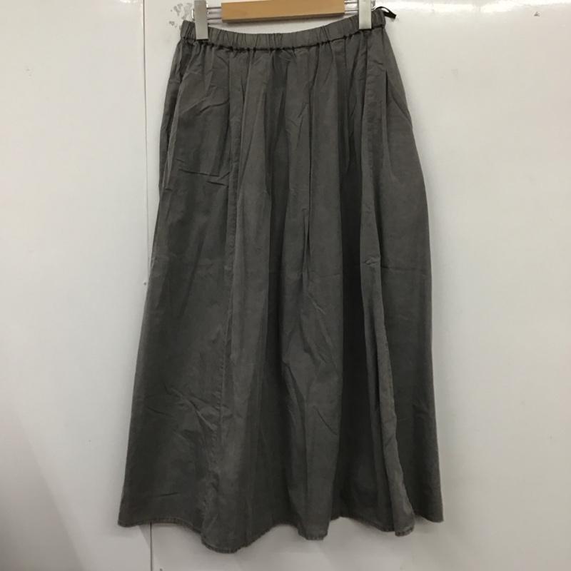 スタディオクリップ studio CLIP スカート ロングスカート FREE 無地 灰 / グレー /  レディース USED 古着 中古 10129768