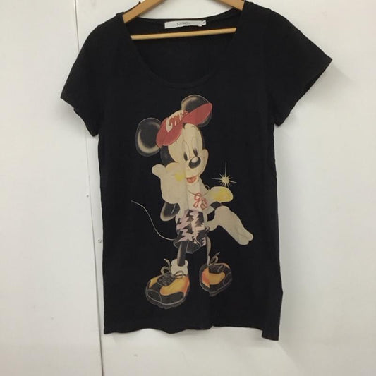 ジョイリッチ JOYRICH Tシャツ 半袖 ディズニー S プリント 黒 / ブラック /  レディース USED 古着 中古 10129838