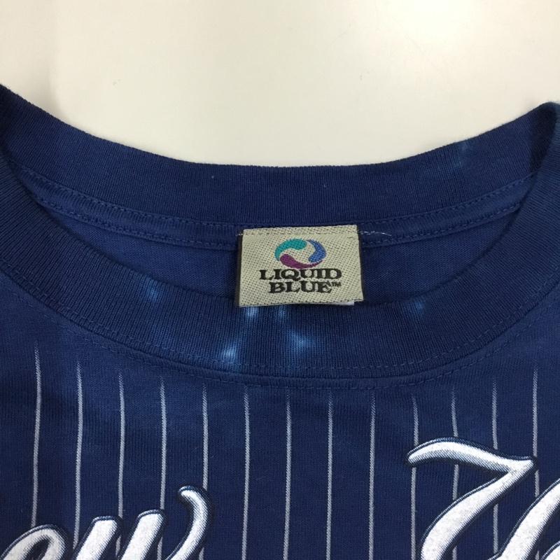リキッドブルー LIQUID BLUE Tシャツ 半袖 半袖カットソー プリントTシャツ クルーネックカットソー liquid blue yankees M プリント マルチカラー / マルチカラー /  メンズ USED 古着 中古 10119706