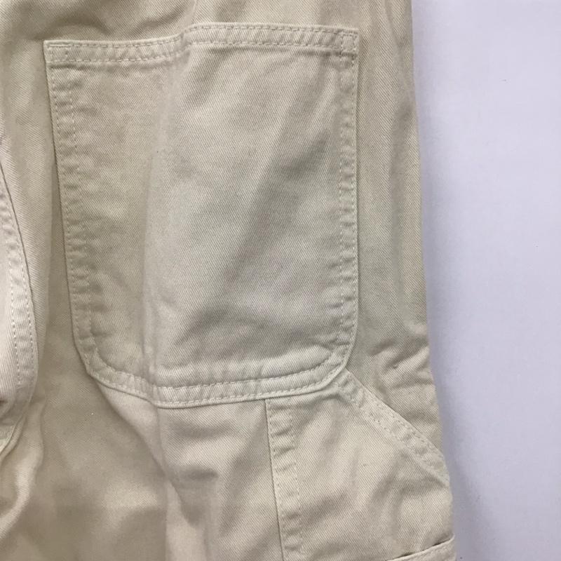 ザラ ZARA パンツ ワークパンツ、ペインターパンツ 5520 225 712 フルレングス 無地 アイボリー / アイボリー /  レディース USED 古着 中古 10129194