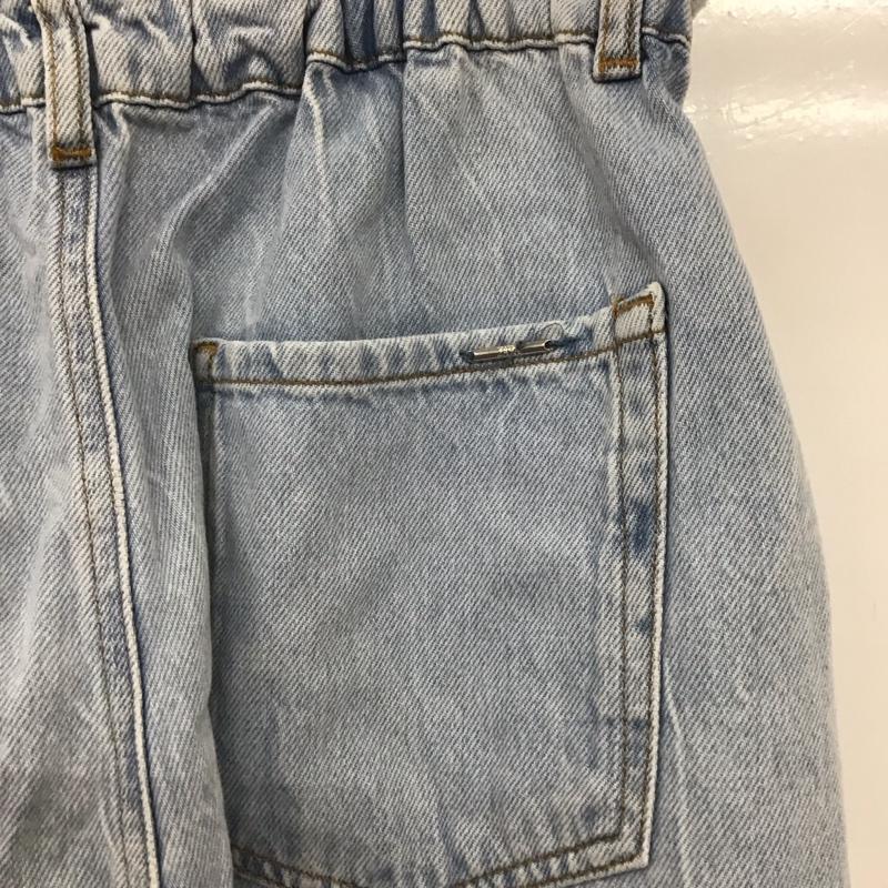 ザラ ZARA パンツ デニム、ジーンズ 34 無地 水色 / ライトブルー /  レディース USED 古着 中古 10139965