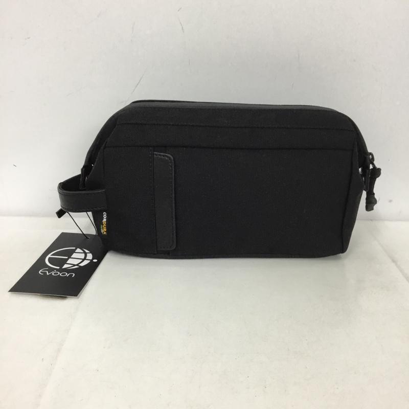 古着 USED ポーチ ポーチ ガジェットポーチ Evoon ロゴ、文字 黒 / ブラック /  メンズ USED 古着 中古 10148451