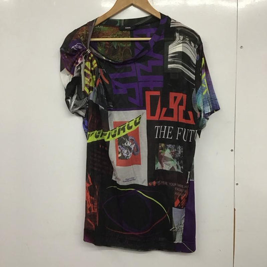 ディーゼル DIESEL カットソー 半袖 S  マルチカラー / マルチカラー /  レディース USED 古着 中古 10139762