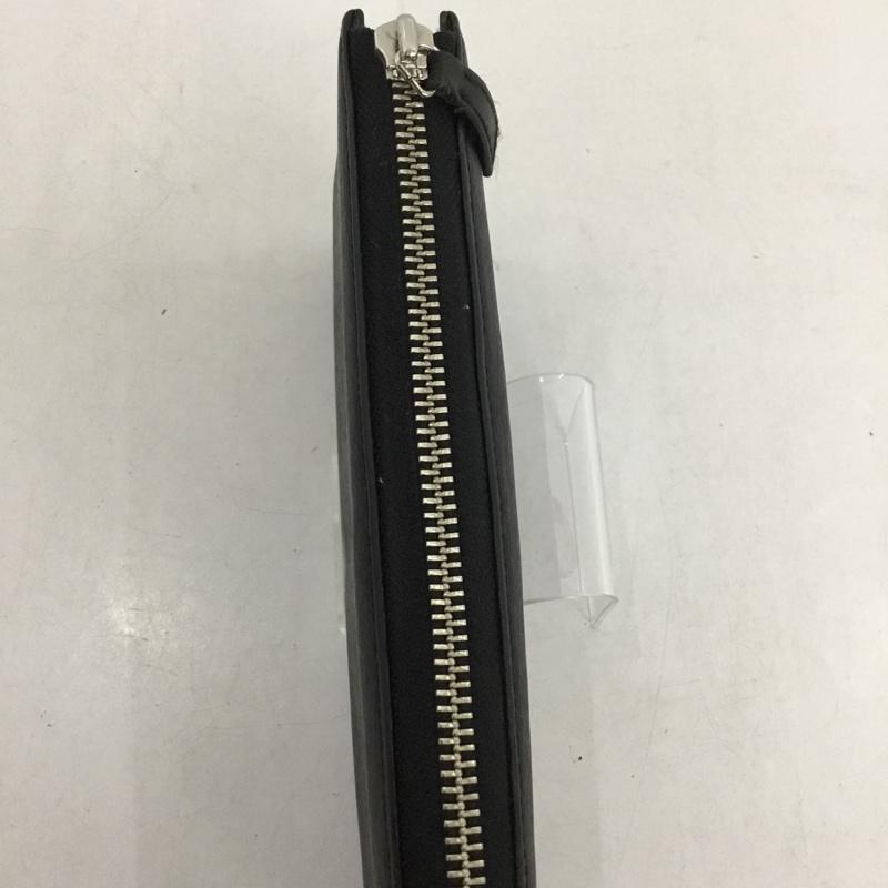 ポーター PORTER 財布 長財布 L字ファスナー 箱有 ロゴ、文字 黒 / ブラック /  メンズ USED 古着 中古 10142182