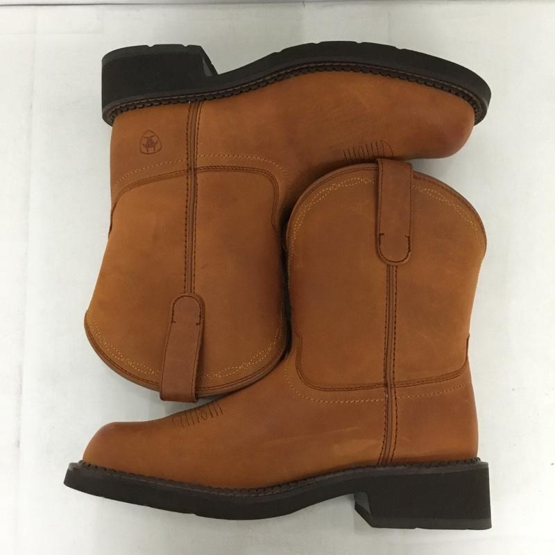 古着 USED ブーツ ショートブーツ ARIAT 10038308 Fatbaby Lagacy UK5.5 ワンポイント 茶 / ブラウン /  レディース USED 古着 中古 10144315