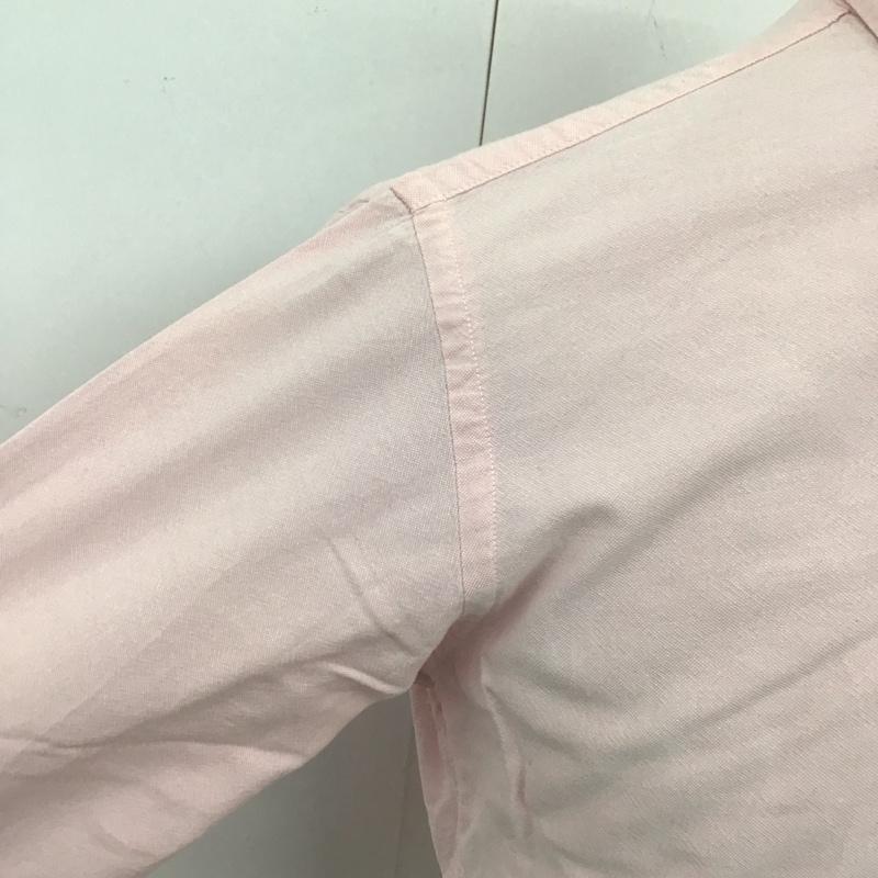ラルフローレン RALPHLAUREN シャツ、ブラウス 長袖 長袖シャツ カジュアルシャツ カラーシャツ ボタンダウンシャツ ロゴ、文字 桃 / ピンク /  メンズ USED 古着 中古 10107731