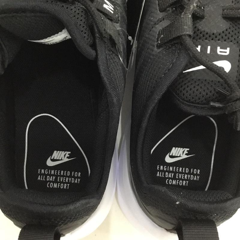 ナイキ NIKE スニーカー スニーカー AA2168-002 エア マックス アクシス AIR MAX AXIS 24cm 箱有 24.0cm ロゴ、文字 黒 / ブラック / X 白 / ホワイト /  レディース USED 古着 中古 10149654