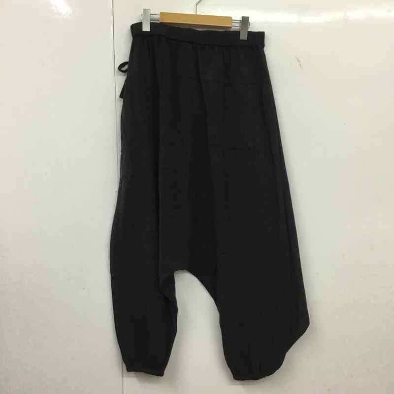 アミナ Amina パンツ サルエルパンツ 無地 黒 / ブラック /  メンズ USED 古着 中古 10150667