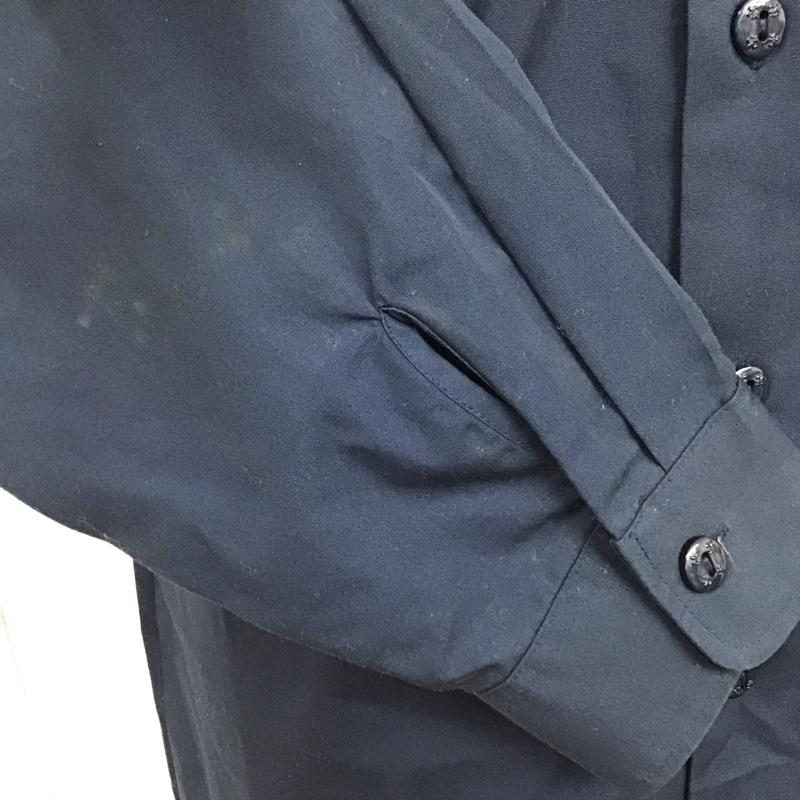 アベイシングエイプ A BATHING APE シャツ、ブラウス 長袖 ボーイスカウトシャツ L  紺 / ネイビー /  メンズ USED 古着 中古 10117972