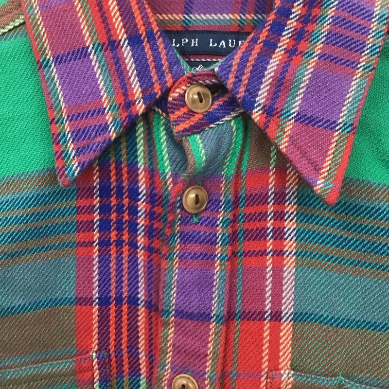 ラルフローレン RALPHLAUREN シャツ、ブラウス 長袖 長袖シャツ カラーシャツ ポケットシャツ 長袖カットソー チェックシャツ チェック マルチカラー / マルチカラー /  メンズ USED 古着 中古 10124838