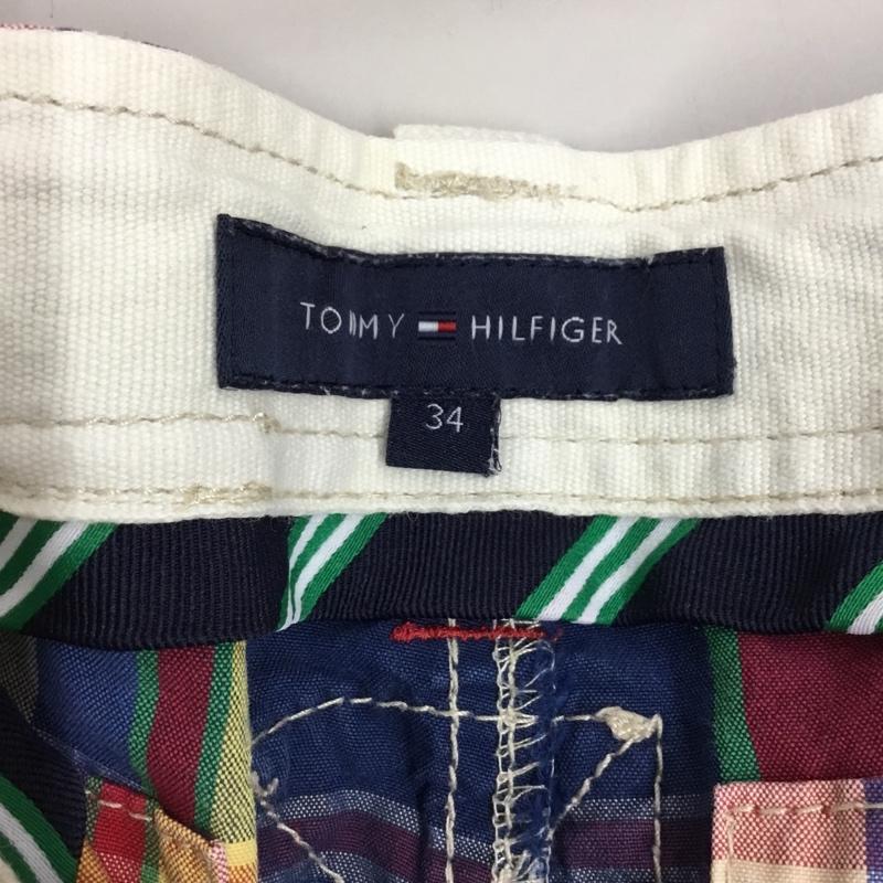 トミーヒルフィガー TOMMY HILFIGER パンツ ショートパンツ カーゴパンツ 34 チェック マルチカラー / マルチカラー /  メンズ USED 古着 中古 10118931