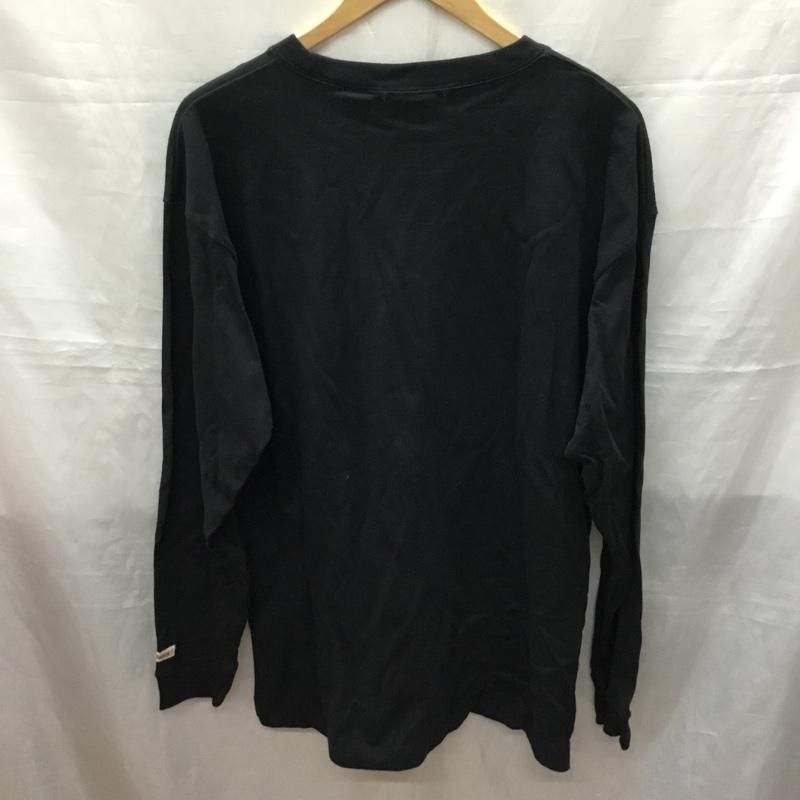 アンティクローズ ANTIQULOTHES Tシャツ 長袖 20-197-01-047-19-2 Goodwear ロンT クルーネック M 無地 黒 / ブラック /  メンズ USED 古着 中古 10119305