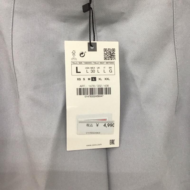 ザラ ZARA パンツ スラックス L 無地 水色 / ライトブルー /  レディース USED 古着 中古 10147040