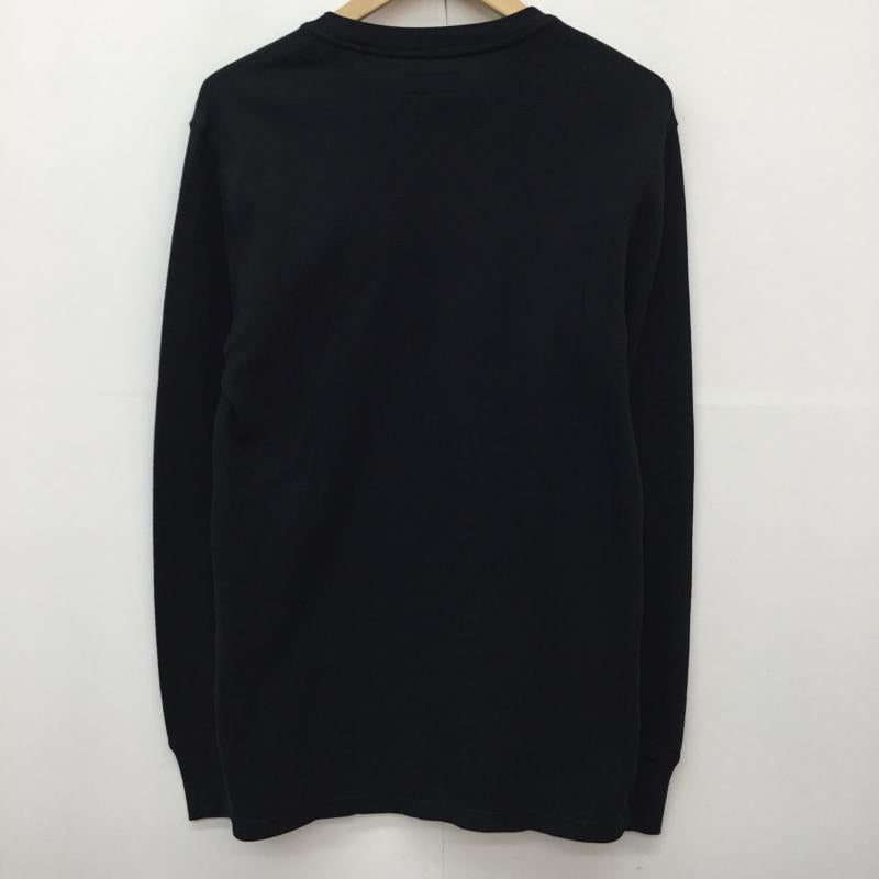 ポロラルフローレン POLO RALPH LAUREN カットソー 長袖 M ロゴ、文字 黒 / ブラック /  メンズ USED 古着 中古 10145812