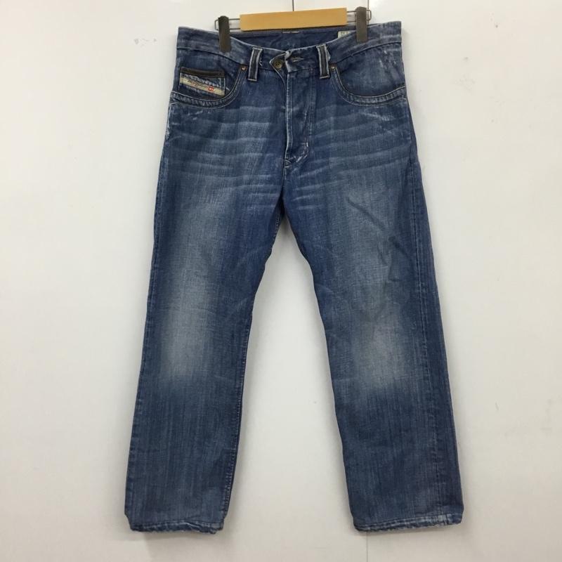ディーゼル DIESEL パンツ デニム、ジーンズ デニムパンツ スリムパンツ ストレートパンツ ジーンズ 32インチ 無地 インディゴ / インディゴ /  メンズ USED 古着 中古 10118705