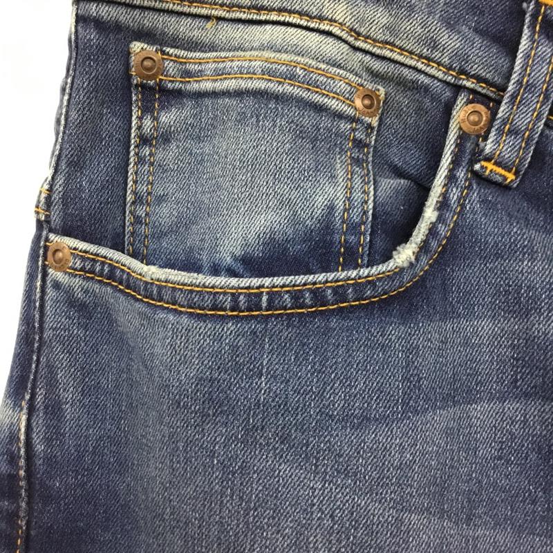 ヌーディージーンズ Nudie Jeans パンツ デニム、ジーンズ デニムパンツ ストレートパンツ ワイドパンツ カジュアルパンツ 36 無地 インディゴ / インディゴ /  メンズ USED 古着 中古 10120096
