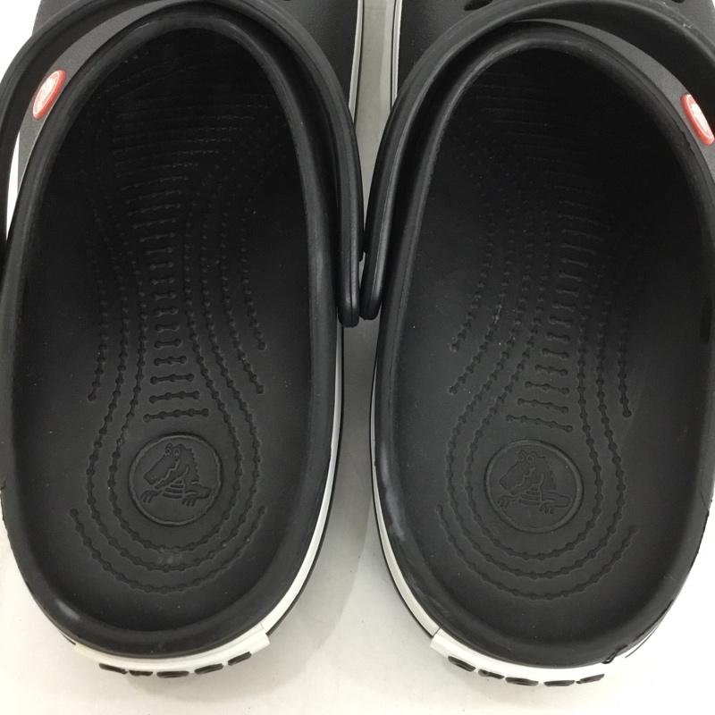 クロックス crocs サンダル サンダル クロックバンド M8 ロゴ、文字 黒 / ブラック /  メンズ USED 古着 中古 10149226