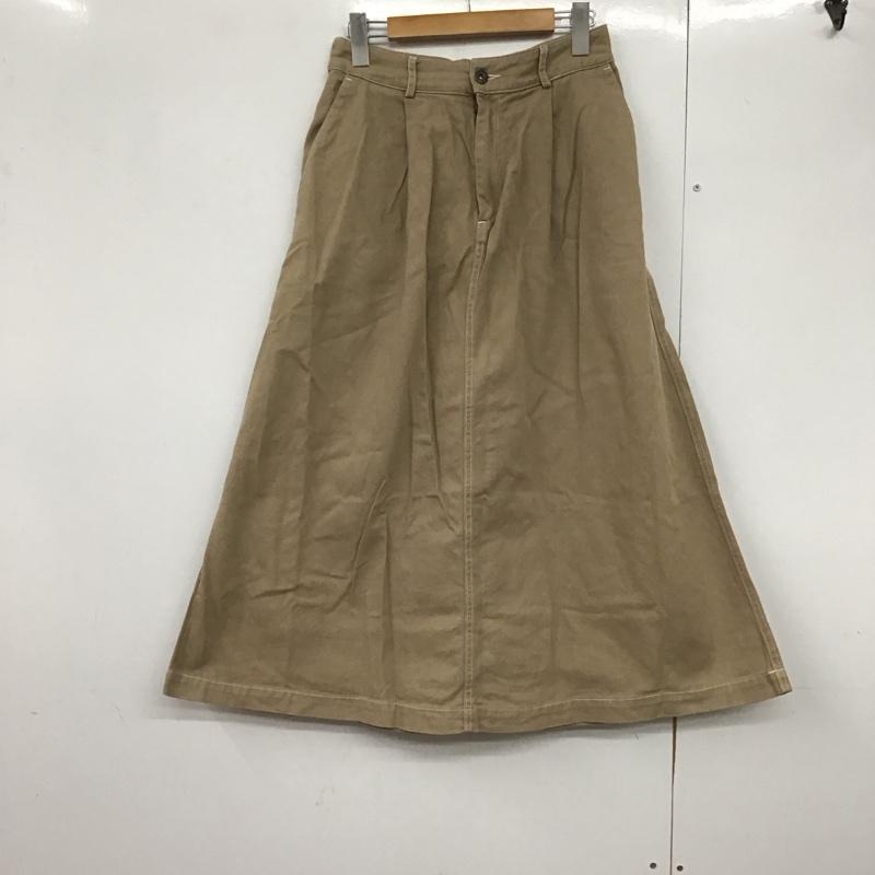 ディッキーズ Dickies スカート ロングスカート チノスカート FREE 無地 ベージュ / ベージュ /  レディース USED 古着 中古 10142869