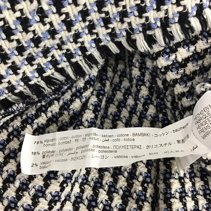 ザラ ZARA ジャケット、上着 ジャケット、ブレザー ツイード L チェック マルチカラー / マルチカラー /  レディース USED 古着 中古 10120263