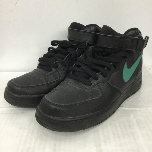 ナイキ NIKE スニーカー スニーカー 315123-045 AIR FORCE 1 MID 07 29cm 29.0cm ロゴ、文字 黒 / ブラック / X 緑 / グリーン /  メンズ USED 古着 中古 10124212