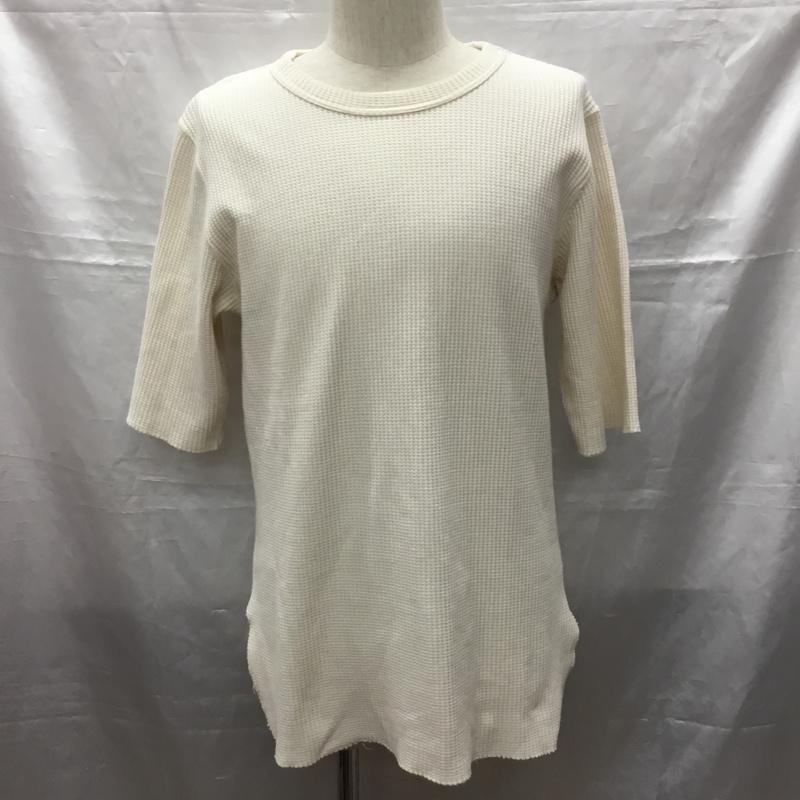 センスオブプレイスバイアーバンリサーチ SENSE OF PLACE by URBAN RESEARCH カットソー 半袖 AA65-11A030 ワッフル サーマル L 無地 アイボリー / アイボリー /  メンズ USED 古着 中古 10116084