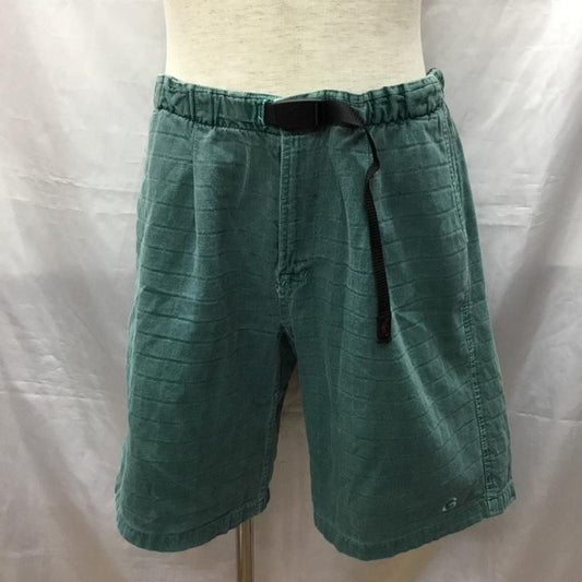 グラミチ GRAMICCI パンツ ショートパンツ ハーフパンツ ショートパンツ カジュアルパンツ 90s usa製 L ロゴ、文字 緑 / グリーン /  メンズ USED 古着 中古 10115752