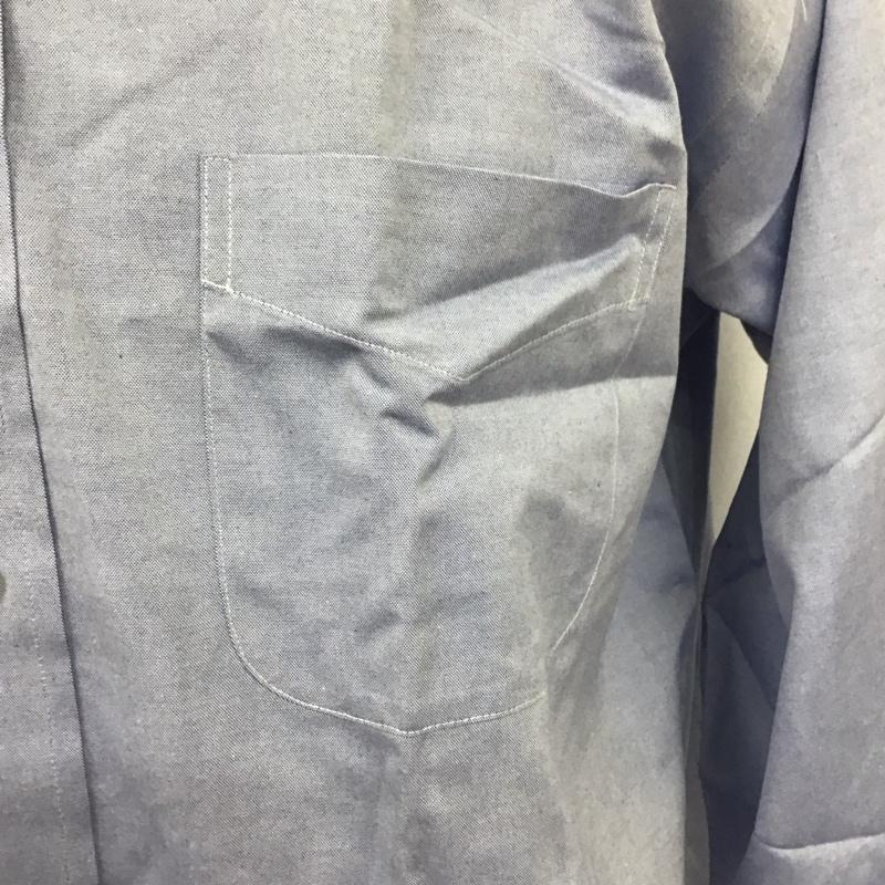 ブルックスブラザーズ BROOKS BROTHERS シャツ、ブラウス 長袖 長袖シャツ カラーシャツ ポケットシャツ 長袖カットソー 無地 水色 / ライトブルー /  メンズ USED 古着 中古 10113012
