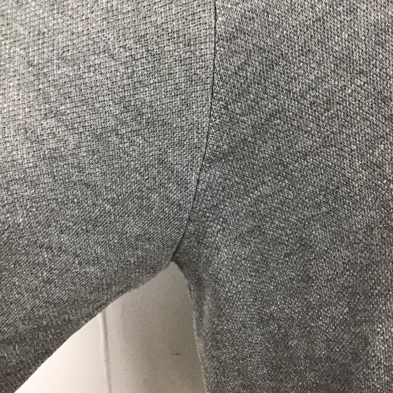 ザラ ZARA ワンピース ひざ丈スカート 0264 075 096 スタンドネック M 無地 アイボリー / アイボリー / X 灰 / グレー /  レディース USED 古着 中古 10119623