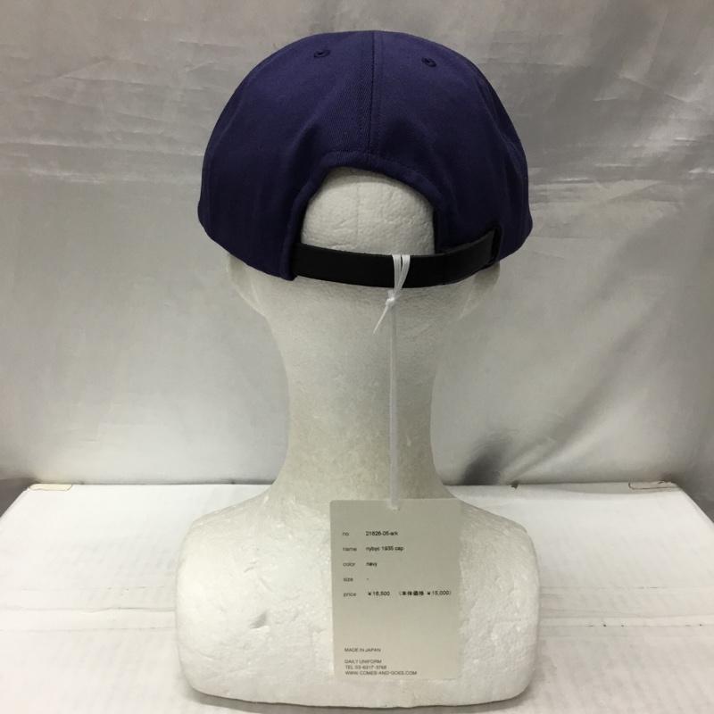 カムズアンドゴーズ COMESANDGOES 帽子 キャップ 21826-05-ark NYBYC 1935 CAP タグ付き ロゴ、文字 紺 / ネイビー /  メンズ USED 古着 中古 10121008