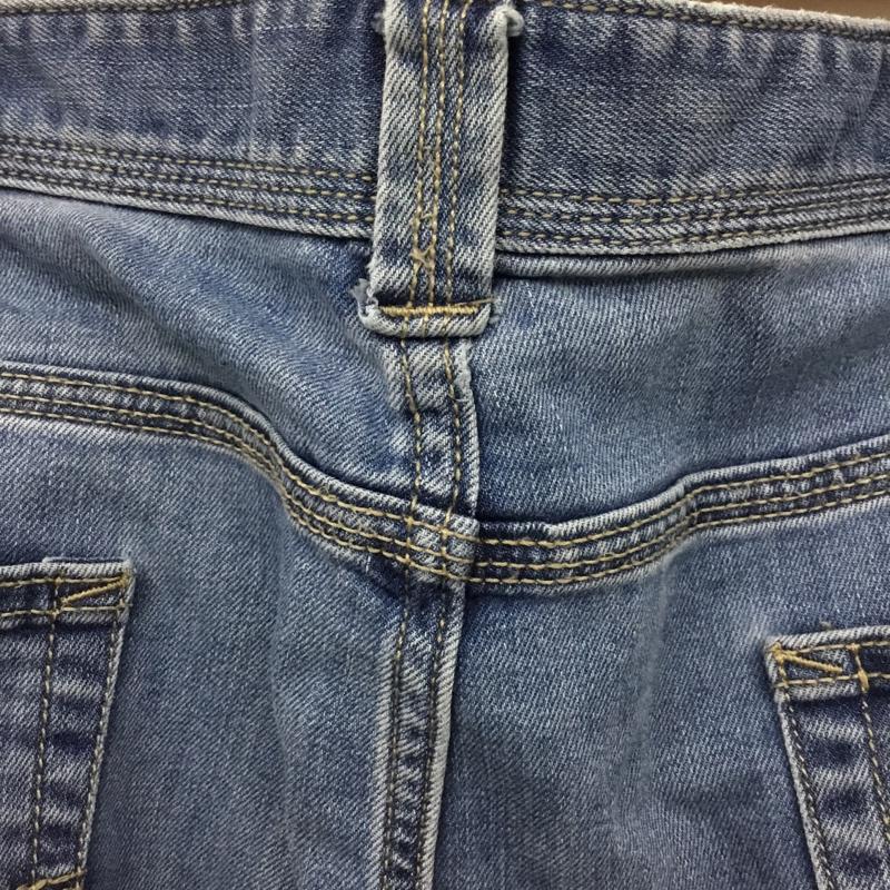 カーハート Carhartt パンツ デニム、ジーンズ デニムパンツ ストレートパンツ ワイドパンツ カジュアルパンツ ロゴ、文字 インディゴ / インディゴ /  メンズ USED 古着 中古 10114078