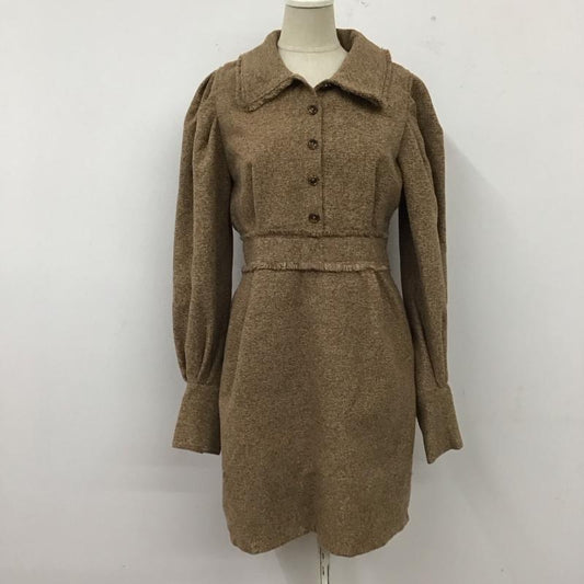 ムルーア MURUA ワンピース ひざ丈スカート 012250302101 ツイードパワショルワンピース 1  マルチカラー / マルチカラー /  レディース USED 古着 中古 10120341