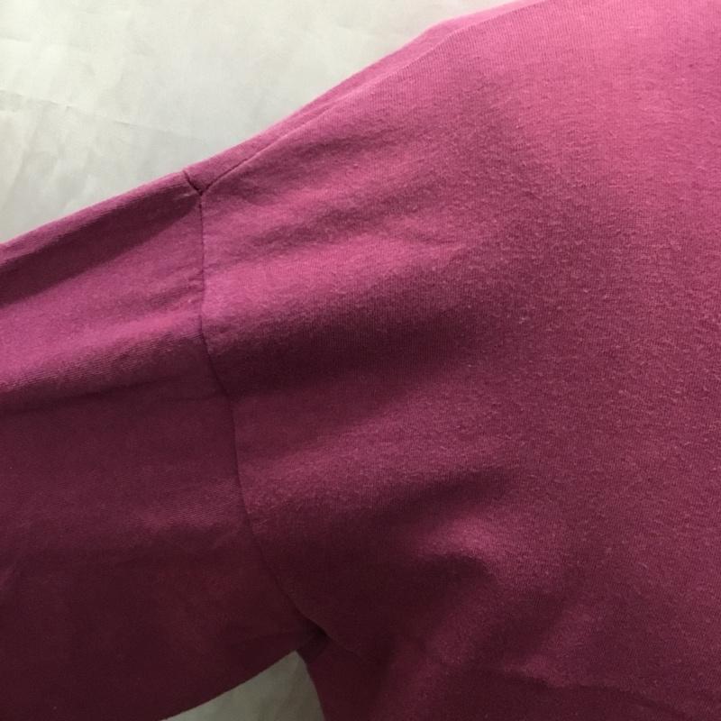 古着 USED Tシャツ 半袖 半袖カットソー プリントTシャツ クルーネックカットソー 古着 L プリント えんじ / ワインレッド /  メンズ USED 古着 中古 10122927