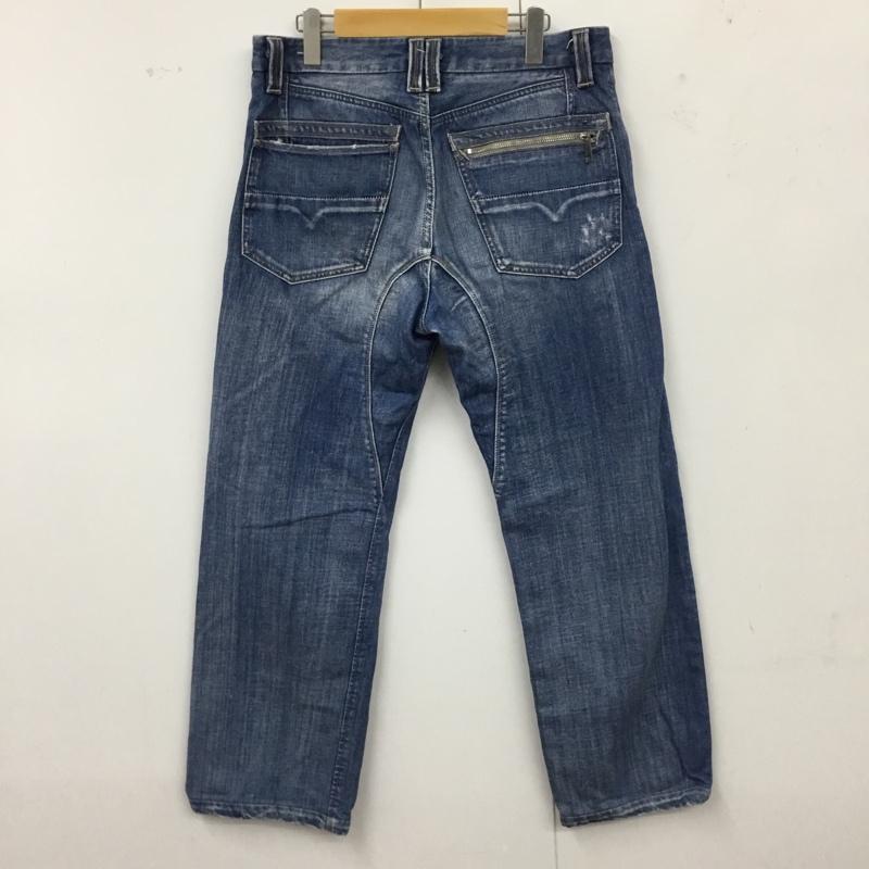 ディーゼル DIESEL パンツ デニム、ジーンズ デニムパンツ スリムパンツ ストレートパンツ ジーンズ 32インチ 無地 インディゴ / インディゴ /  メンズ USED 古着 中古 10118705
