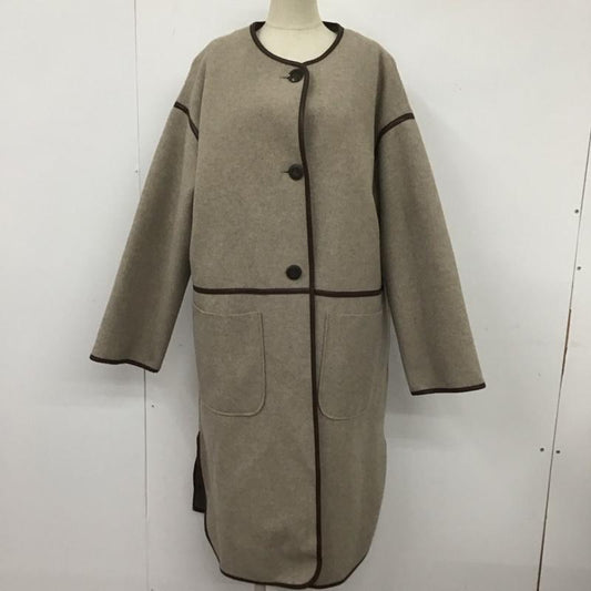 シンプリシテェ Simplicite コート コート一般 20-020-700-8068-4-0 無地 ベージュ / ベージュ /  レディース USED 古着 中古 10106449