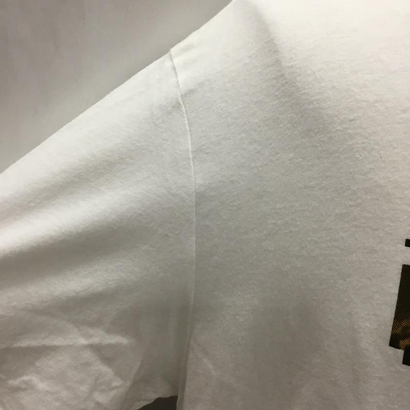 ザノースフェイス THE NORTH FACE Tシャツ 半袖 半袖カットソー プリントTシャツ クルーネックカットソー XL プリント 白 / ホワイト /  メンズ USED 古着 中古 10116692