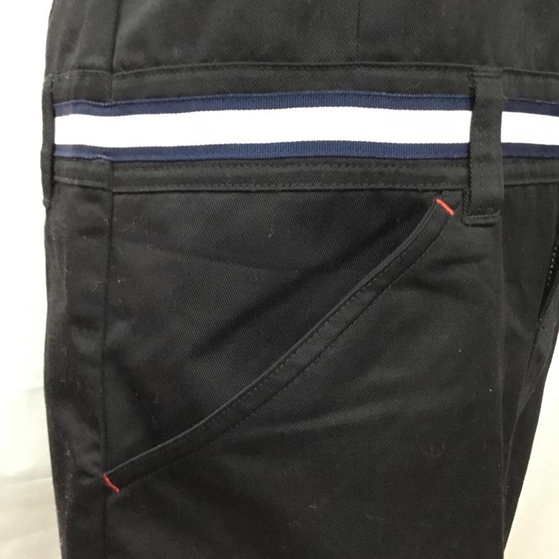 トミー ジーンズ TOMMY JEANS ワンピース ひざ丈スカート S 無地 黒 / ブラック /  レディース USED 古着 中古 10107372