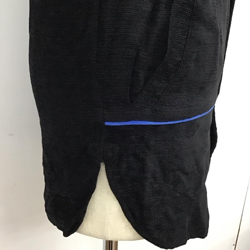 シャリーフ SHAREEF シャツ、ブラウス 長袖 15713049 ノーカラー ロングシャツ 1 無地 黒 / ブラック / X 青 / ブルー /  メンズ USED 古着 中古 10121355