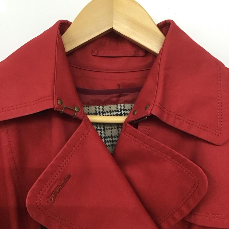 バーバリーブルーレーベル BURBERRY BLUE LABEL コート コート一般 38 無地 赤 / レッド /  レディース USED 古着 中古 10139917