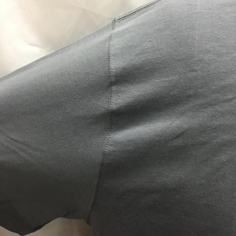 ニューバランス New Balance Tシャツ 半袖 半袖カットソー プリントTシャツ クルーネックカットソー XL ロゴ、文字 灰 / グレー /  メンズ USED 古着 中古 10119709