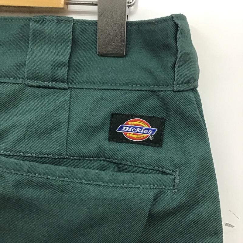 ディッキーズ Dickies パンツ ワークパンツ、ペインターパンツ ワークパンツ ワイドパンツ カジュアルパンツ 30インチ 無地 緑 / グリーン /  メンズ USED 古着 中古 10139031