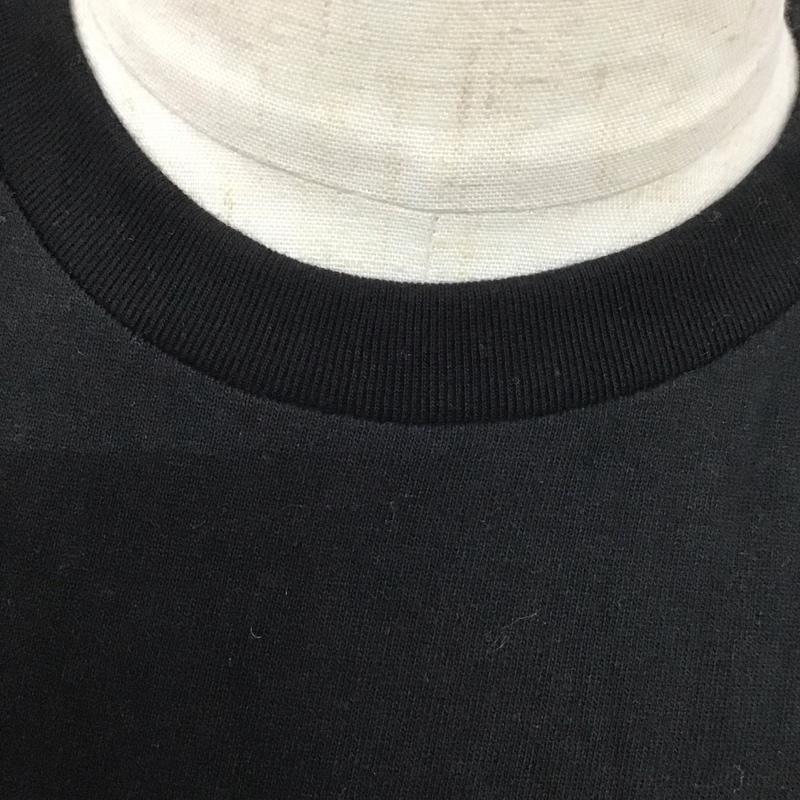 フルーツオブザルーム FRUIT OF THE LOOM カットソー 長袖 長袖カットソー プリントカットソー クルーネック M ロゴ、文字 黒 / ブラック /  メンズ USED 古着 中古 10126425