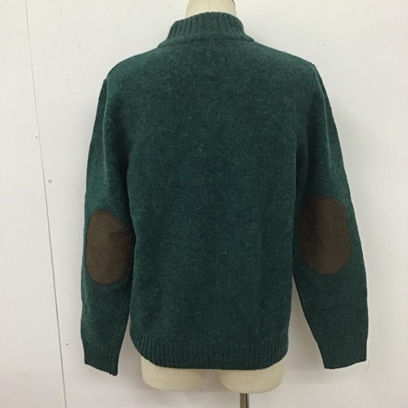 エルエルビーン L.L.Bean ニット、セーター 長袖 ハーフジップ S 無地 緑 / グリーン /  メンズ USED 古着 中古 10111370
