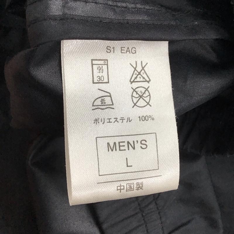 ナイキ NIKE ジャケット、上着 ジャンパー、ブルゾン ジップアップジャケット ナイロンジャケット アウター L ロゴ、文字 黒 / ブラック /  メンズ USED 古着 中古 10147504